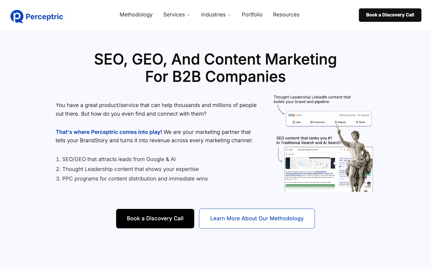 Perceptric homepage
