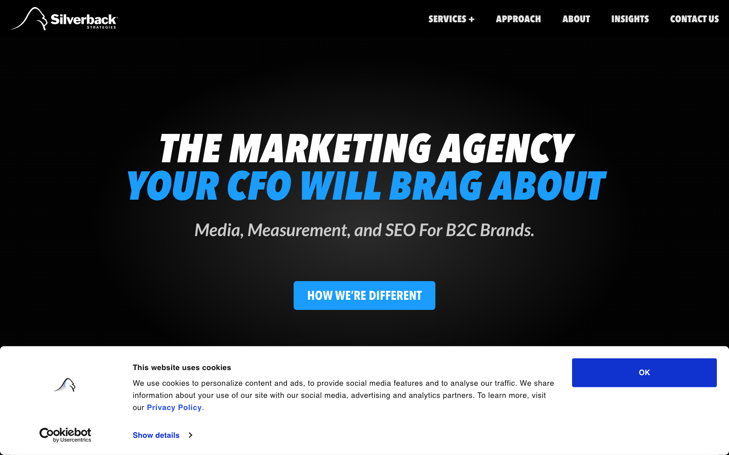Silverback Strategies homepage
