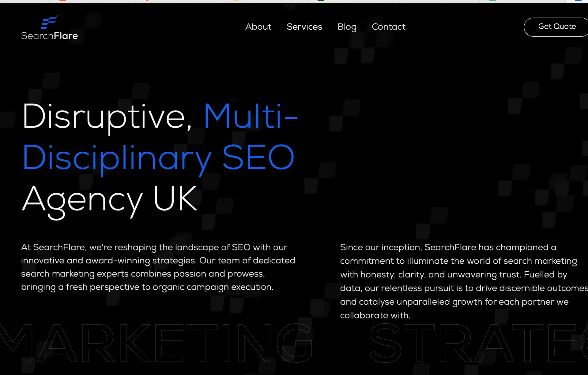 SearchFlare agency logo