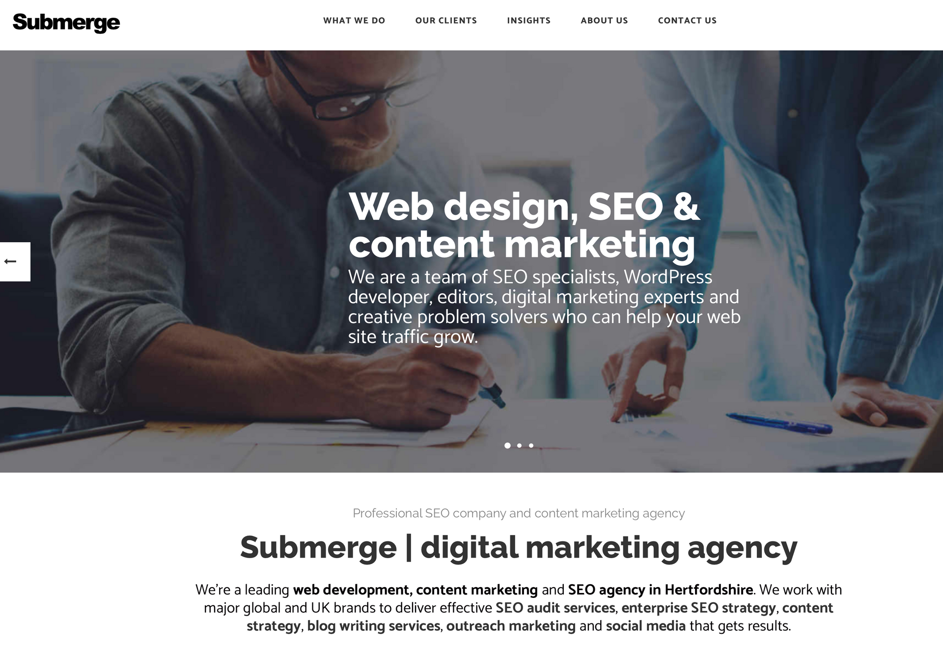 Submerge agency logo